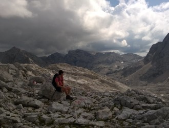 am Fleischbanksattel, Blick nach Süden