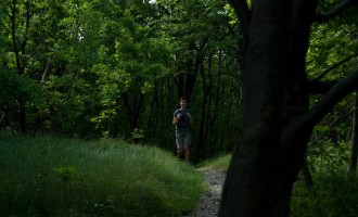 im Laubwald gehts rasch bergan