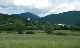 Blick nach Budanje am Heimweg