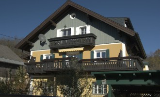 Vorderansicht fertiggestelltes Haus