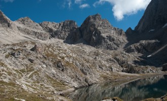 die Sandspitze dominiert den Laserzkessel