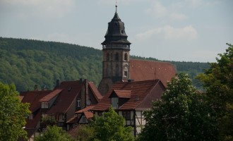 in der mittagshitze in hann. münden eingerollt