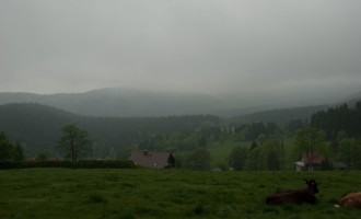 letzte gelegenheit für ein foto kurz vor neuhaus, danach nur noch wasser von oben und ab nach hause!